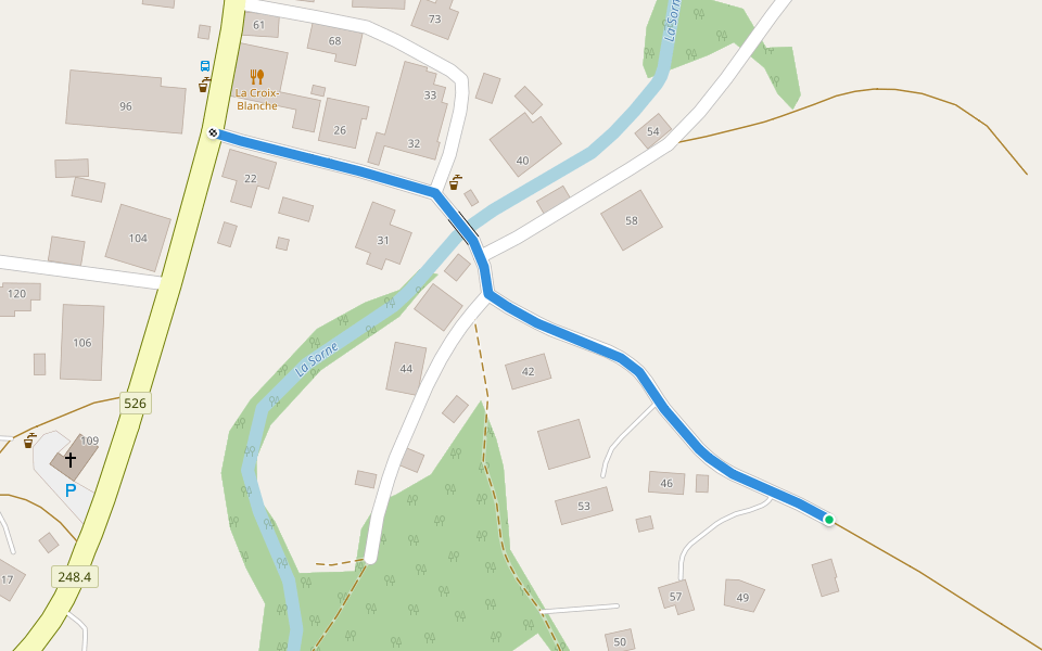 Berlincourt - fixme walking route map in Haute-Sorne