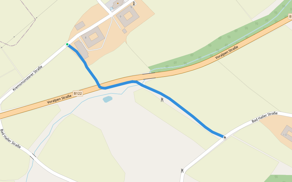 Wanderweg 50 walking route map in Oberrohr