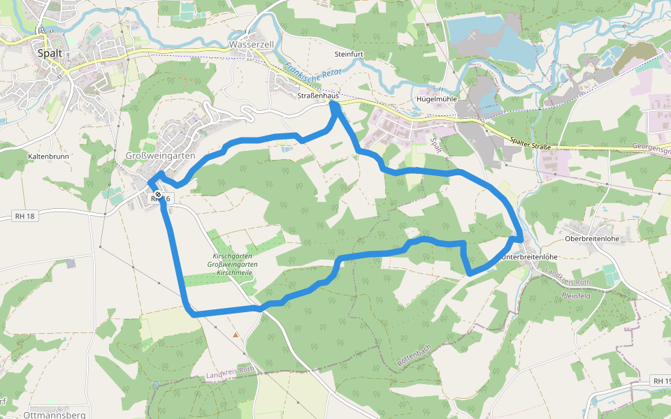 29 Na(tour) walking route map in Spalt