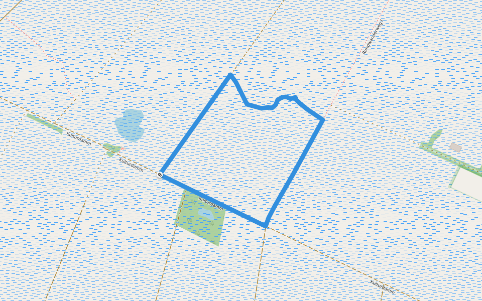 Rundweg IV (Oppenweher Moor) walking route map in Stemwede