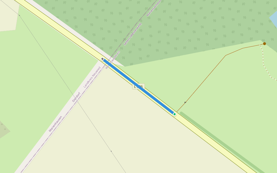 Rundwanderweg MD 2 (Marienrachdorf) walking route map in Marienrachdorf