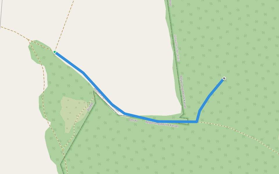 unknown_white_OT_28 walking route map in Alsfeld