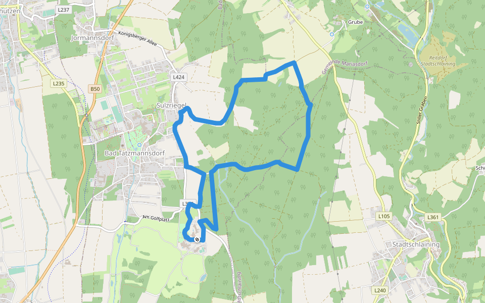 Lauf/Walkingweg L18 walking route map in Bad Tatzmannsdorf