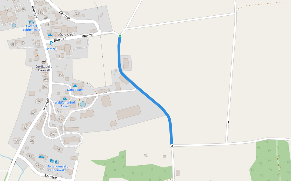 Rundwanderweg 6 walking route map in Zwiesel