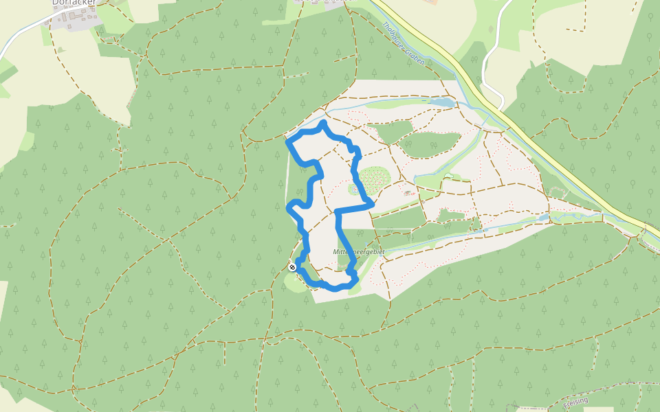 Themenpfad: Europa und Vorderasien walking route map in Kranzberg