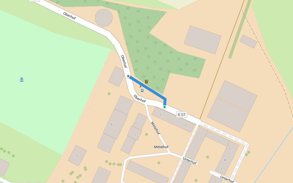 Hessenweg 6 walking route map in Hofgeismar
