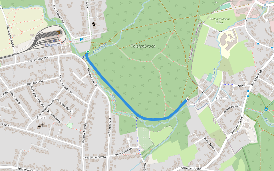 Naturfreundeweg Thielenbruch - Hardt