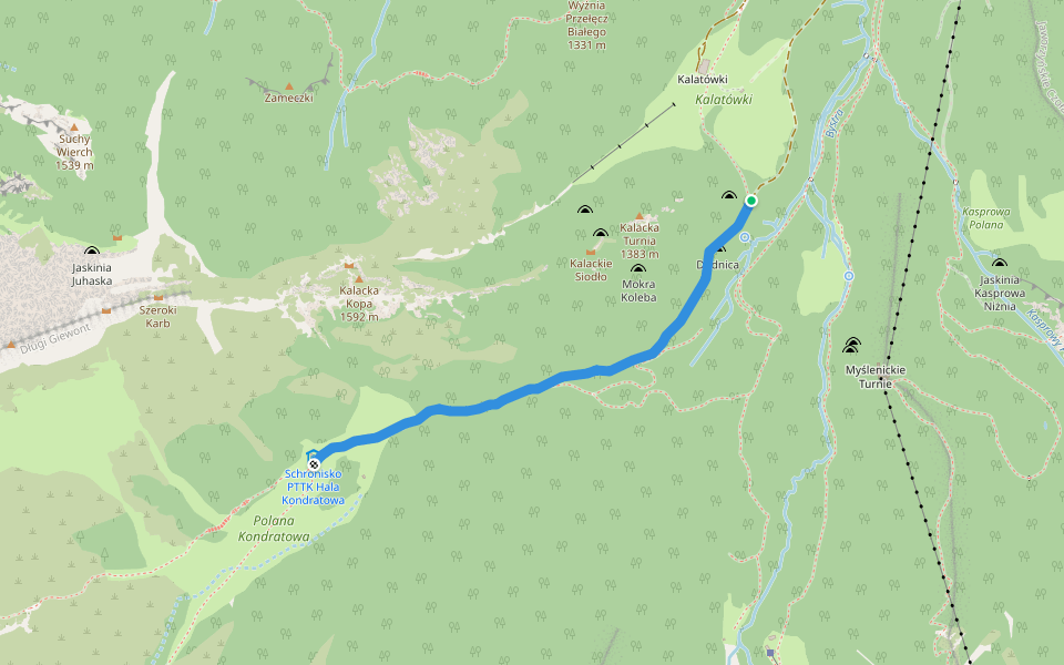 Polana Kalatówki - Hala Kondratowa