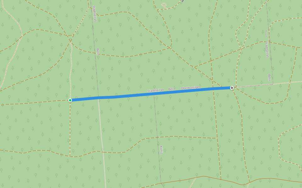 Forest Bruucheren Walking And Running Trail Neuenegg, Bern Pacer