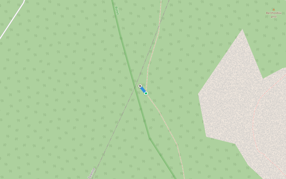 [Z] Odbočka na vyhlídku walking route map in Hrobčice