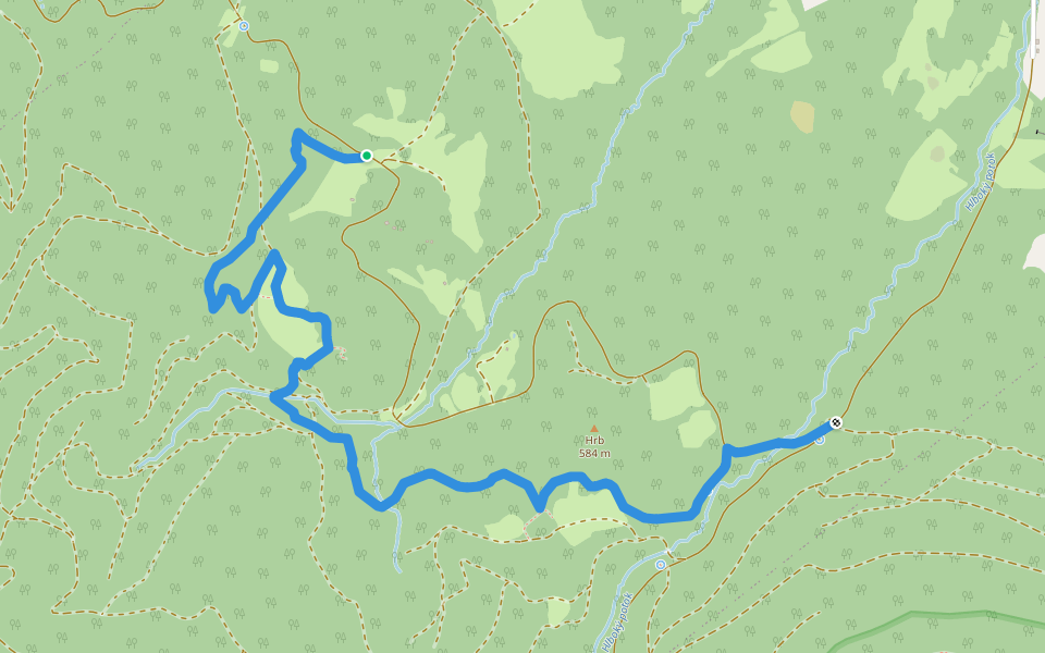Lesný náučný chodník Herlica walking route map in Petrovce