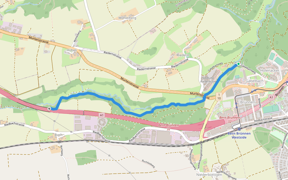 Gäbelbachbrücke - Autobahnviadukt