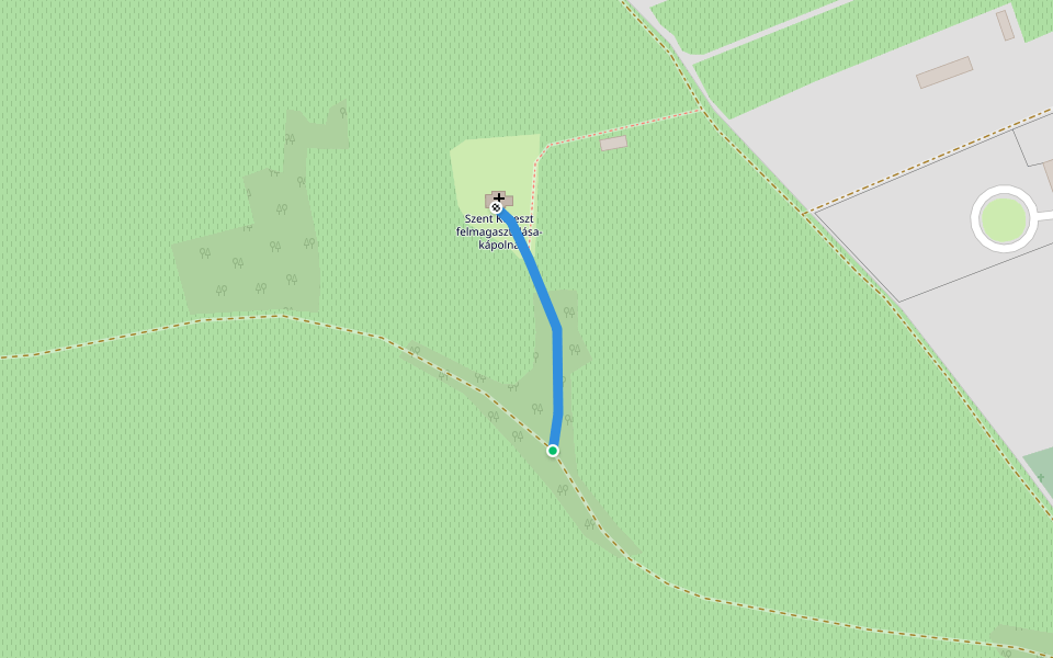 Z▙ walking route map in Kisapáti