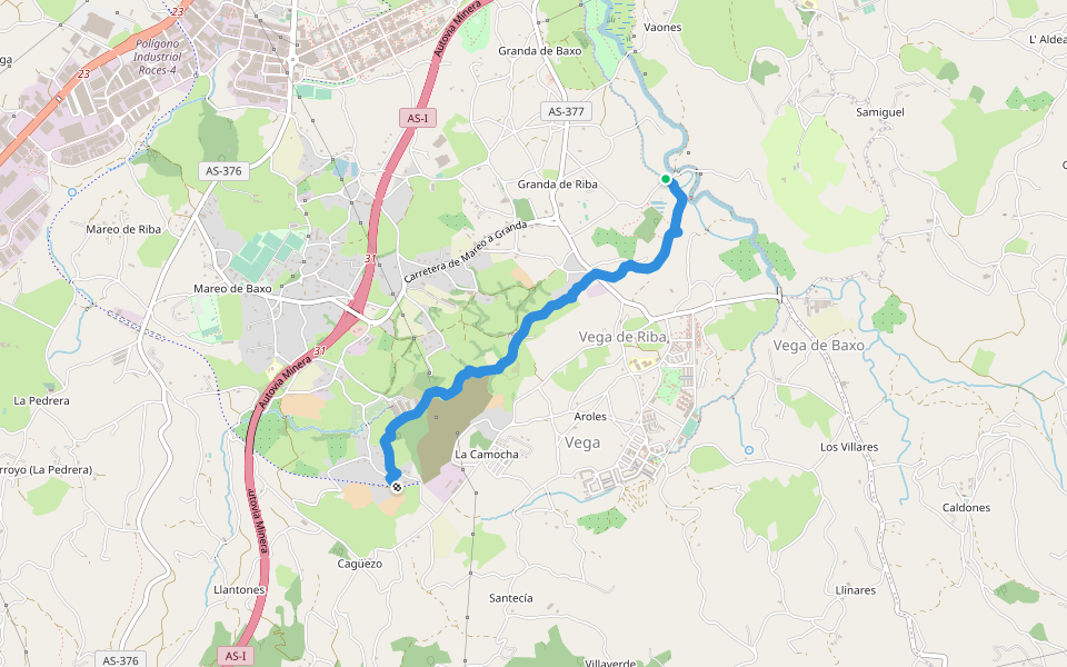 Senda fluvial del Rio Llantones (peatonal)