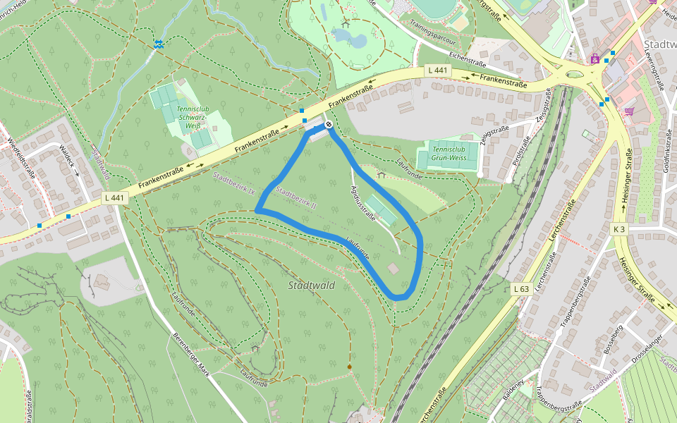 Rundweg A1 Stadtwald
