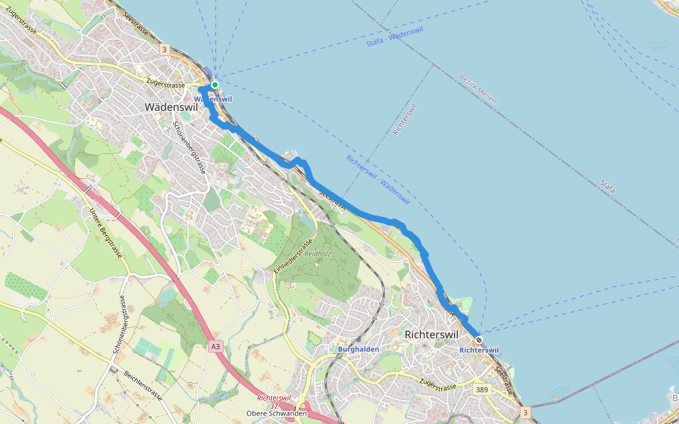 Wädenswil - Richterswil (Seeweg)