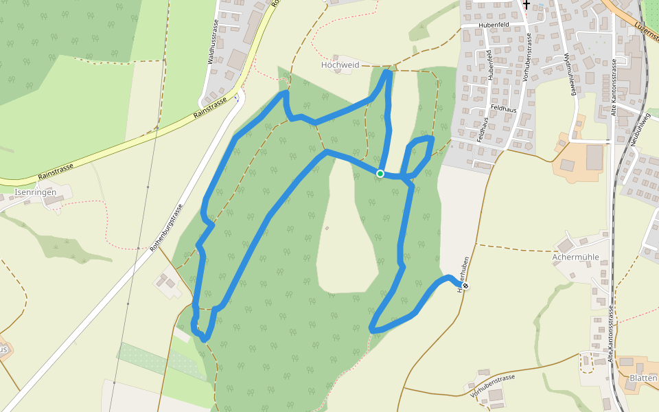 vitaparcours walking route map in Eschenbach