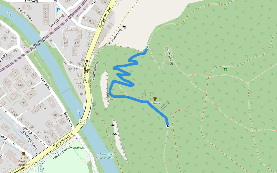Bartholomäus-Kapelle - fixme walking route map in Burgdorf