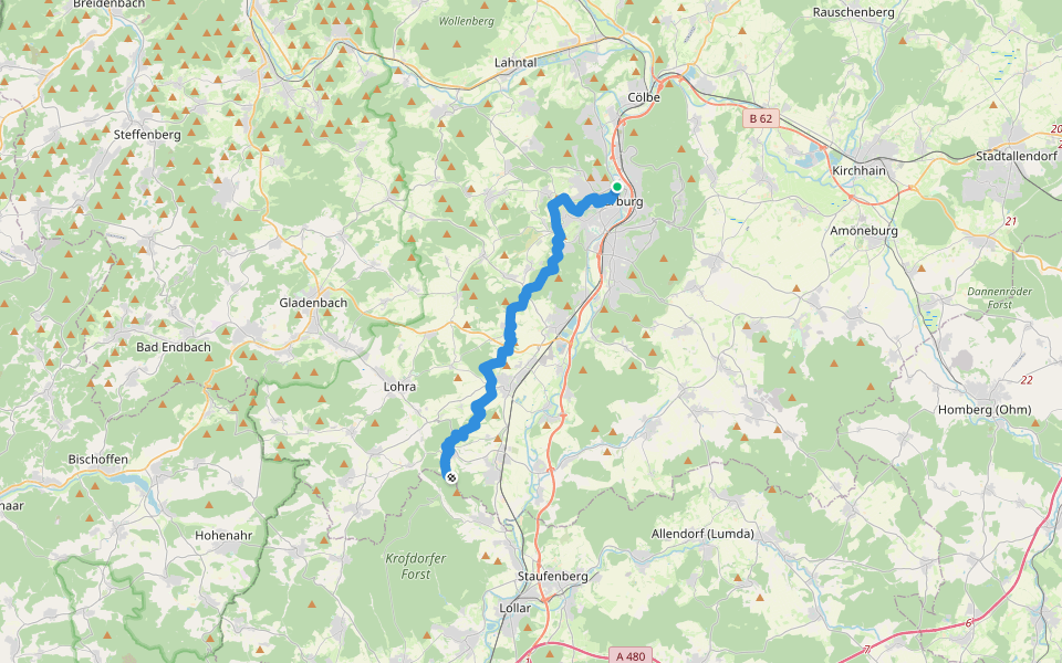 Lahnwanderweg 07. Etappe MarburgFronhausen Hiking Trail Weimar