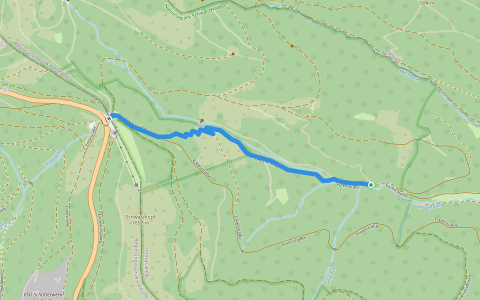 Brandwegle - Seibelseckle in Baden-Württemberg | Walking Map
