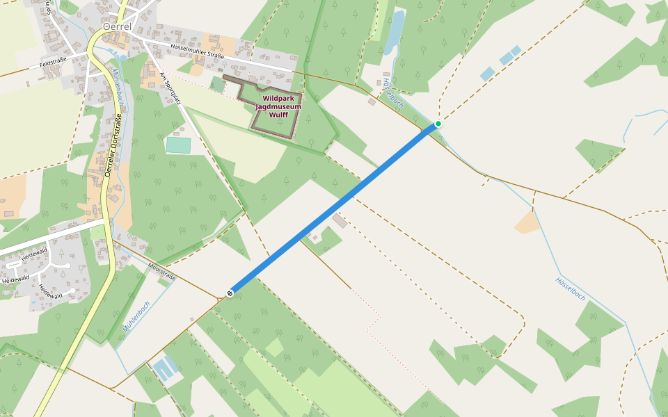 Wanderweg 4 walking route map in Dedelstorf