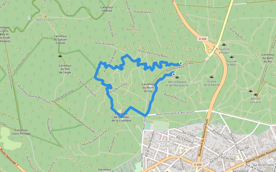 Sentier Denecourt-Colinet 1 in Île-de-France | Walking Map