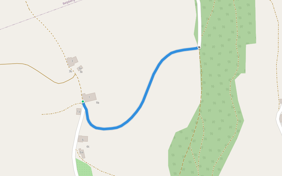 Simmlere - Simmlerenmoos walking route map in Gerzensee