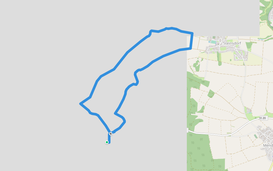 Rundweg Kösching 5 walking route map in Kösching