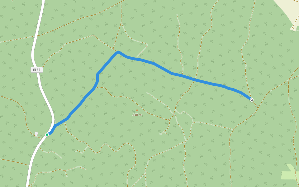 Rundweg Kösching P2 walking route map in Großmehring