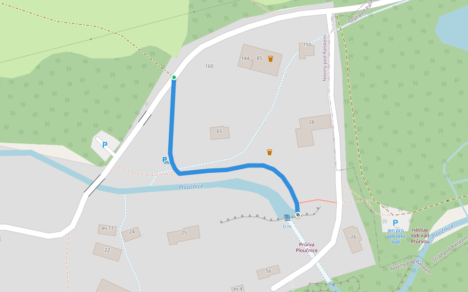 [Č] průrva Ploučnice walking route map in Noviny pod Ralskem