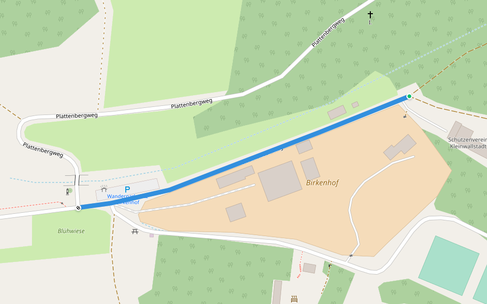 Waldlehrpfad Kleinwallstadt walking route map in Kleinwallstadt