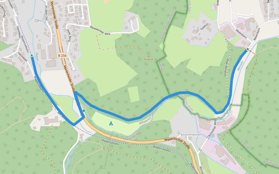 Rundweg A4 (Ohl) walking route map in Wipperfürth