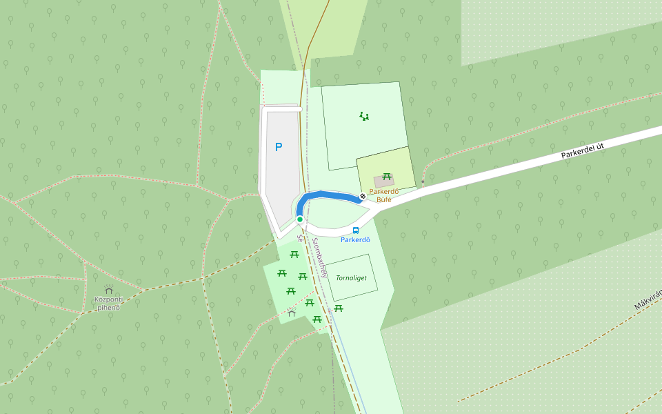 K♟ walking route map in Szombathely