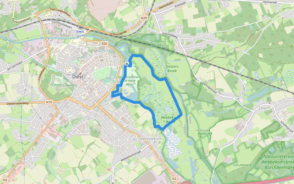 Webbekoms Broek Oranje bol