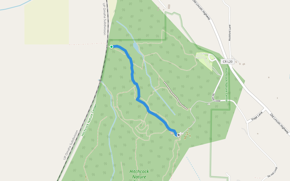 Fox Run Ridge walking route map in Honey Creek