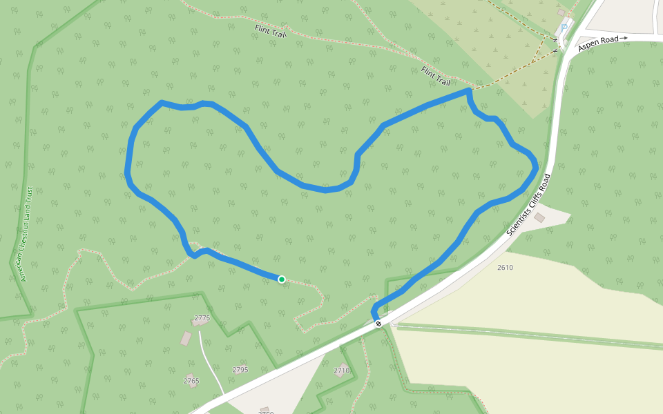 Laurel Loop Trail walking route map in Port Republic