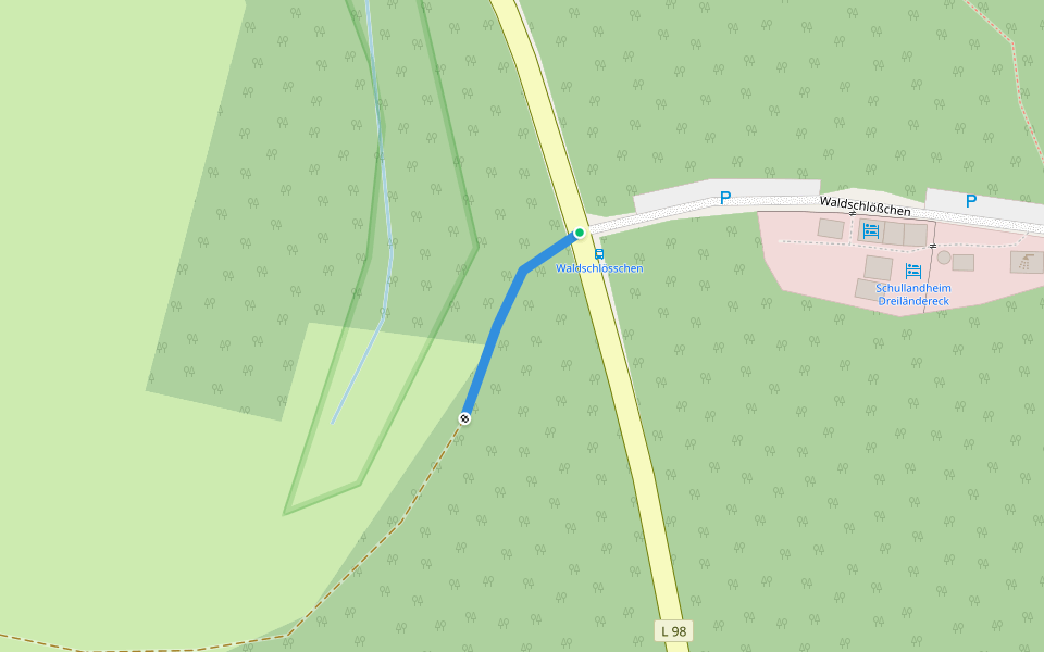 Harzklub-Weg 36C walking route map in Benneckenstein (Harz)