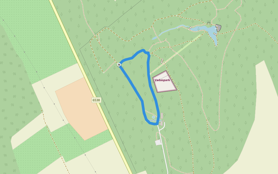Z↺ walking route map in Lengyel