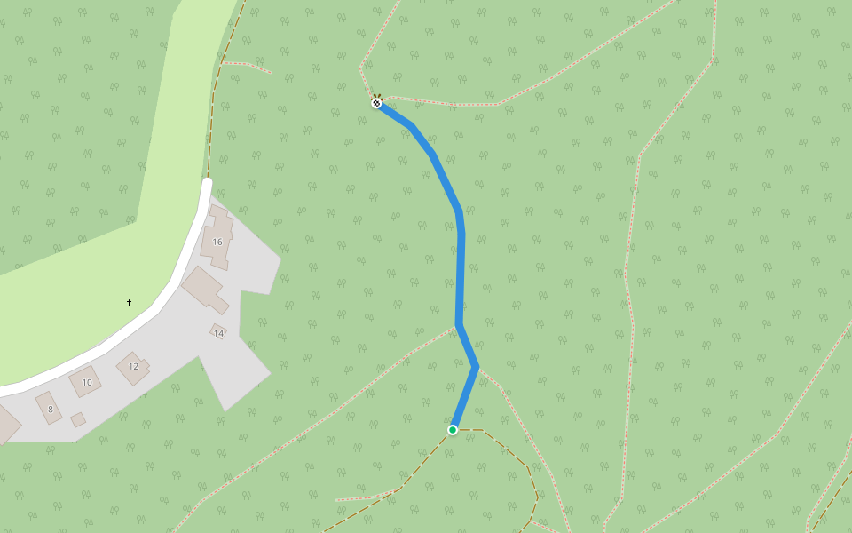 Luckerter Stein (Pernitz) walking route map in Pernitz