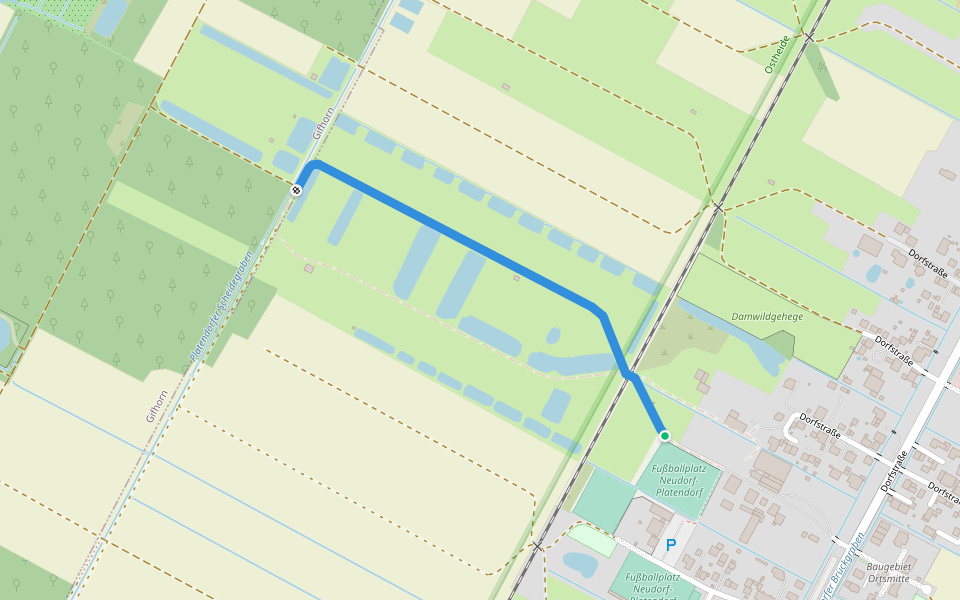 5. Südheide-Marathon - Auf den Spuren der Torfstecher walking route map in Sassenburg
