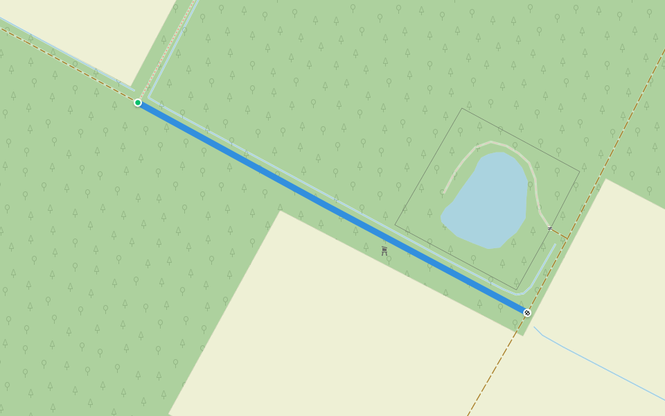 6. Südheide-Marathon 2014 walking route map in Gifhorn