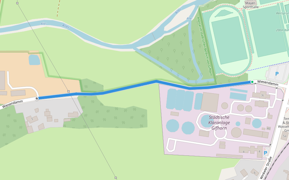 7. Südheide-Marathon 2015 walking route map in Gifhorn