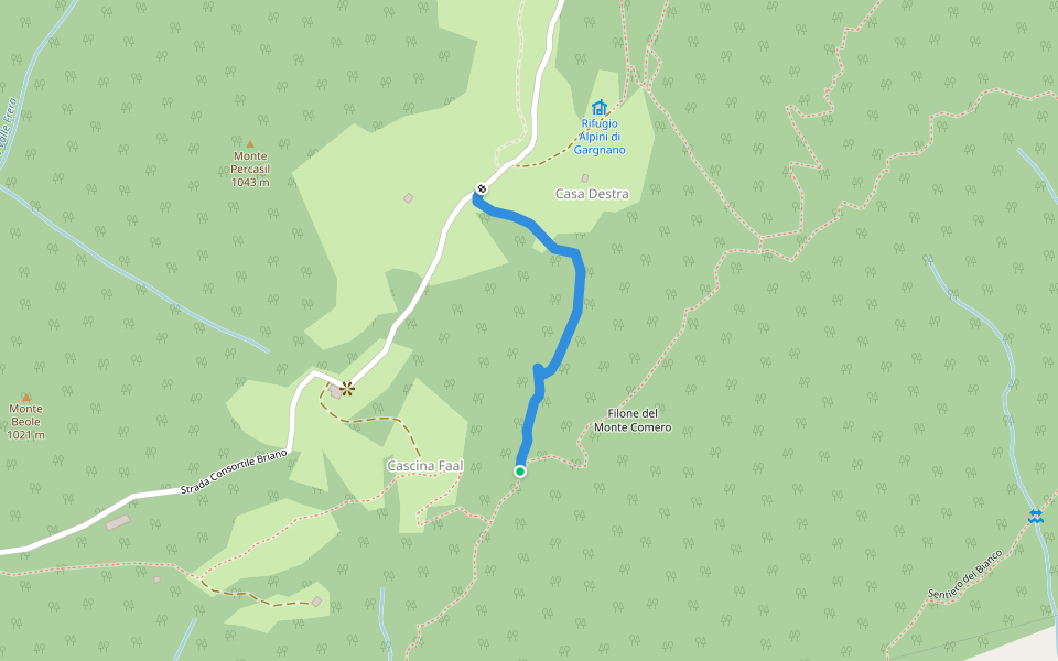 Sentiero del Filone di Monte Comero