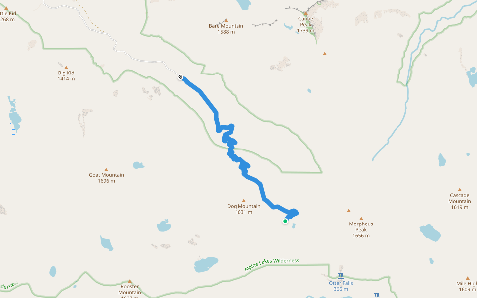 Lennox Creek Trail Hiking Baring, Washington Pacer