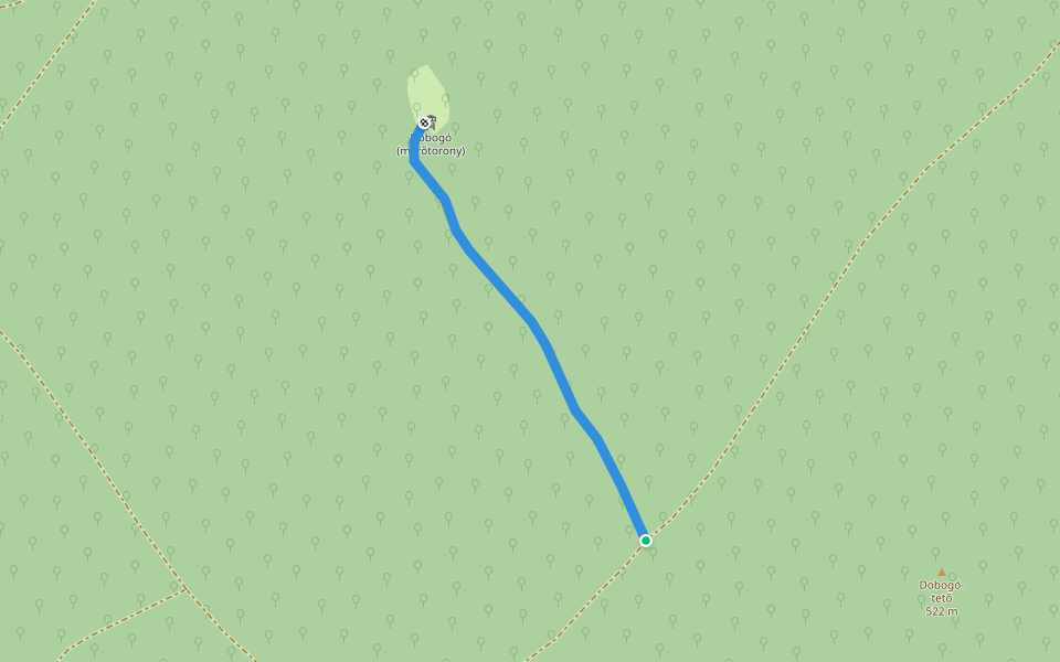 S▲ walking route map in Nógrádsipek