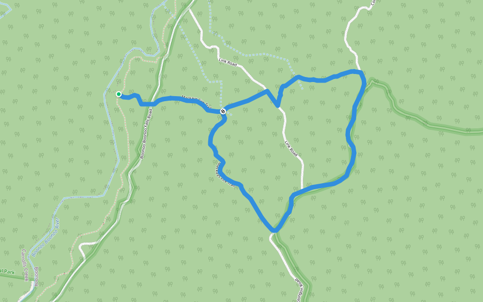 Mackays Walk walking route map in Boorook