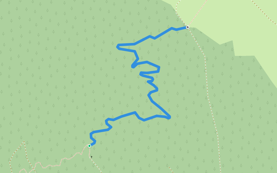 Willi-Scheiblauer-Steig walking route map in Ybbsitz