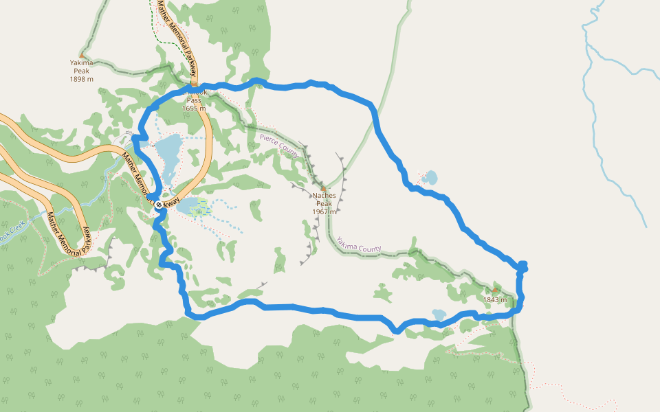 Naches Peak Loop Trail