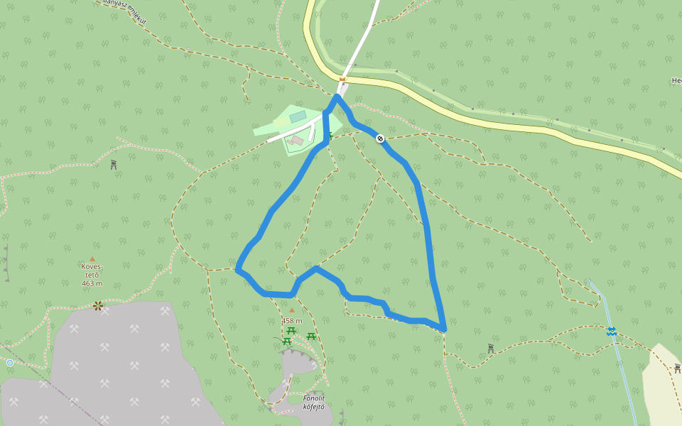 ZT, Erdei mesterségek tanösvény walking route map in Hosszúhetény
