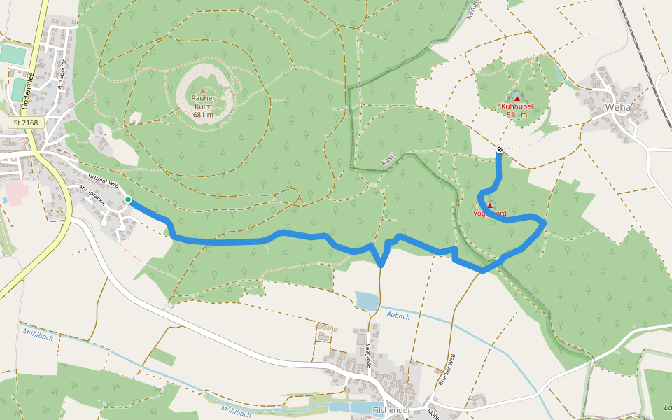Neustadt/Kulm Vogelherdweg Hiking Trail Neustadt am Kulm, Bayern Pacer